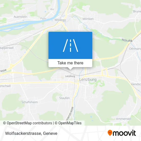Wolfsackerstrasse map