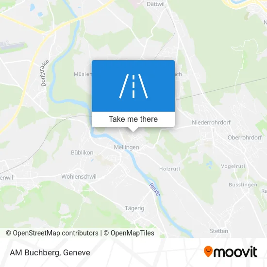 AM Buchberg map