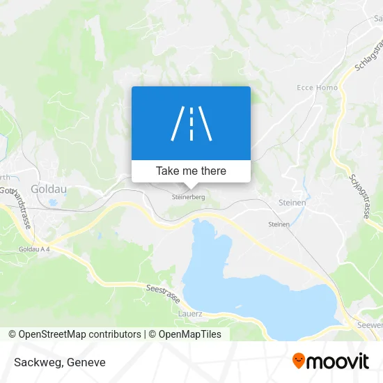 Sackweg map