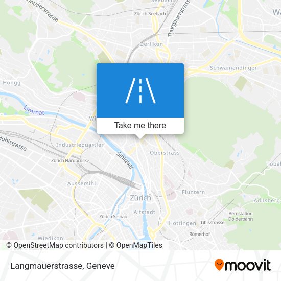 Langmauerstrasse map