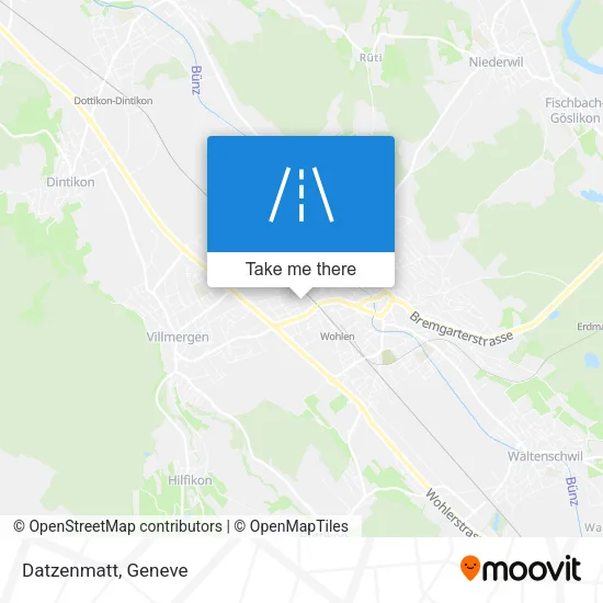 Datzenmatt map