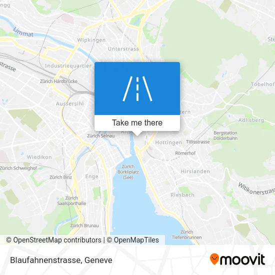 Blaufahnenstrasse map