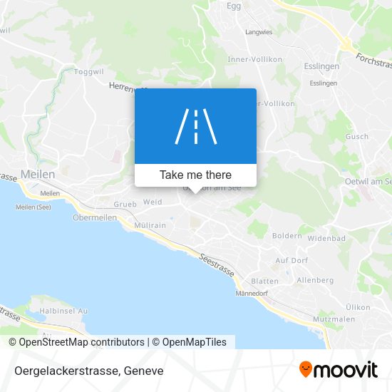 Oergelackerstrasse map