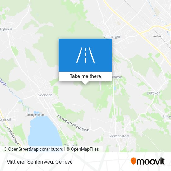 Mittlerer Senlenweg map