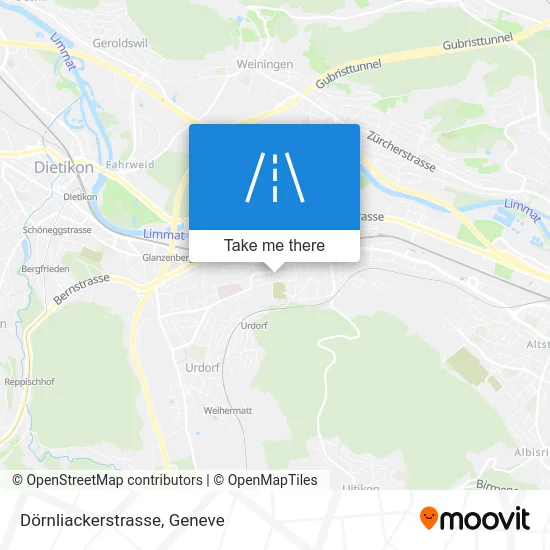 Dörnliackerstrasse map