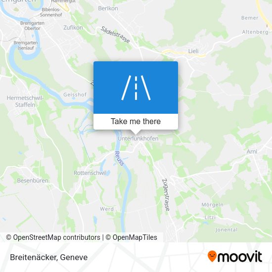 Breitenäcker map