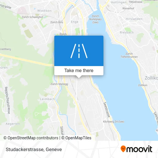 Studackerstrasse map