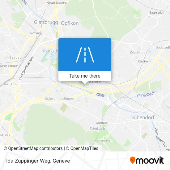 Ida-Zuppinger-Weg map