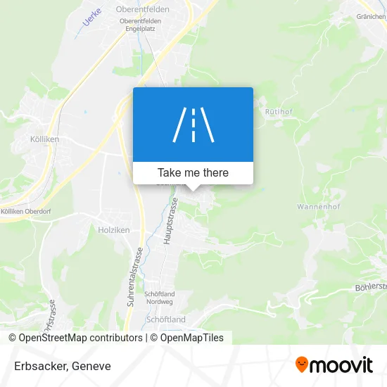 Erbsacker map