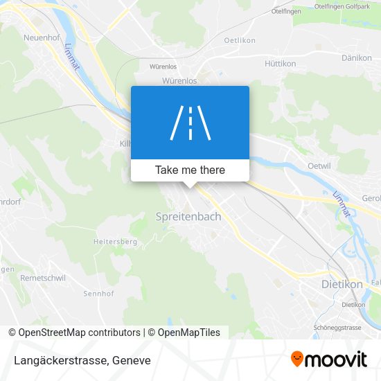 Langäckerstrasse map