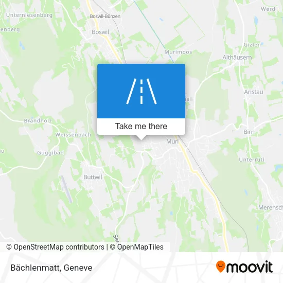 Bächlenmatt map