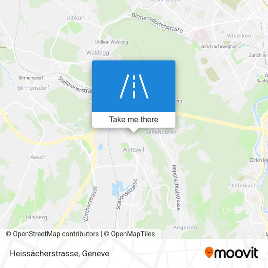 Heissächerstrasse map