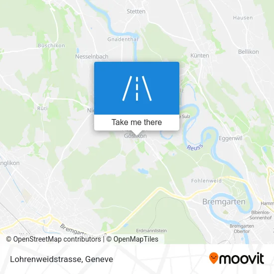 Lohrenweidstrasse map
