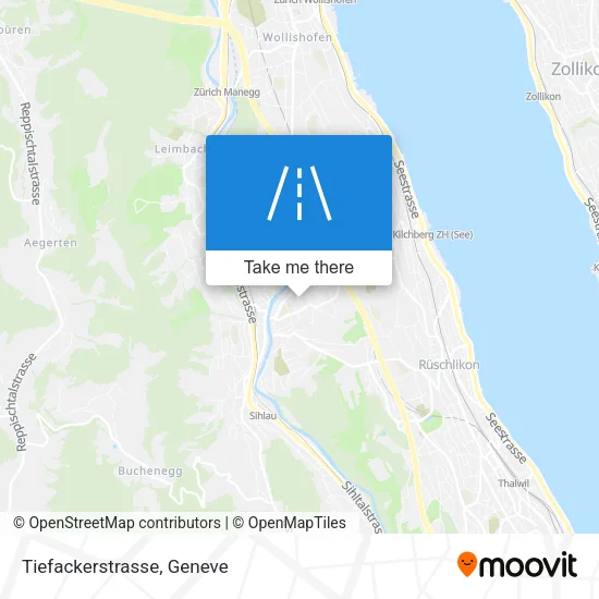 Tiefackerstrasse map