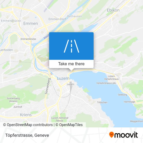 Töpferstrasse map