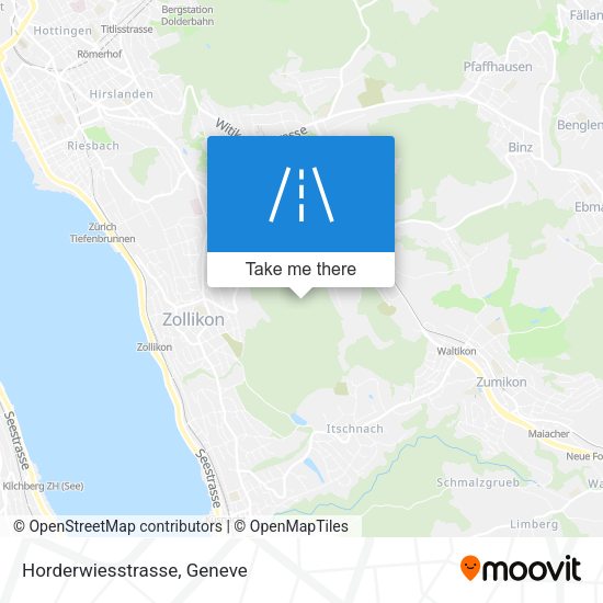 Horderwiesstrasse map