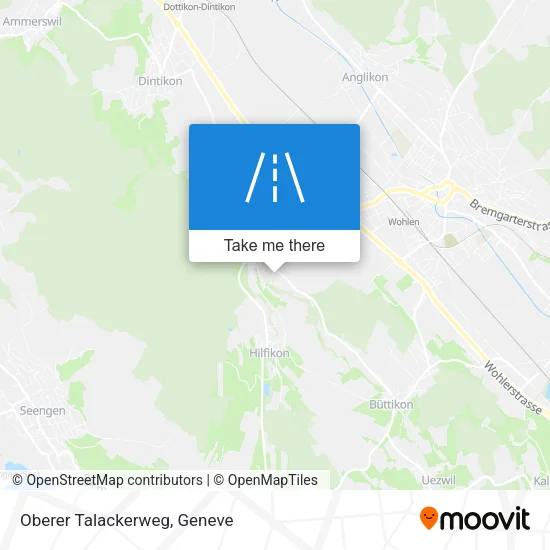 Oberer Talackerweg map