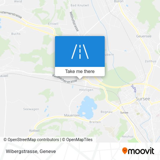Wibergstrasse map