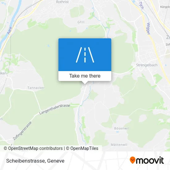 Scheibenstrasse map