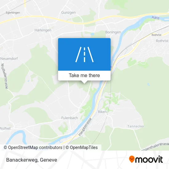 Banackerweg map