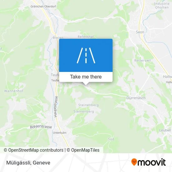 Müligässli map