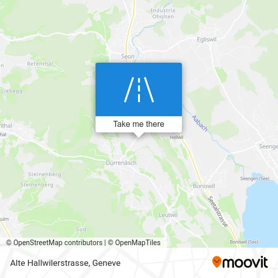 Alte Hallwilerstrasse map