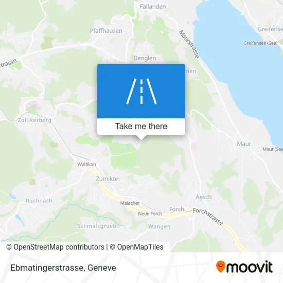 Ebmatingerstrasse map