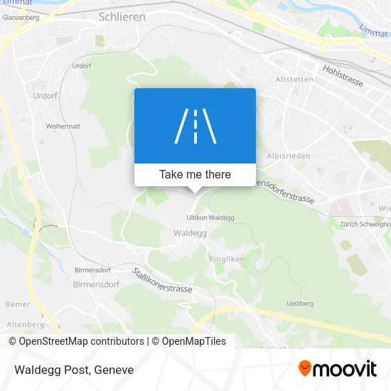 Waldegg Post map
