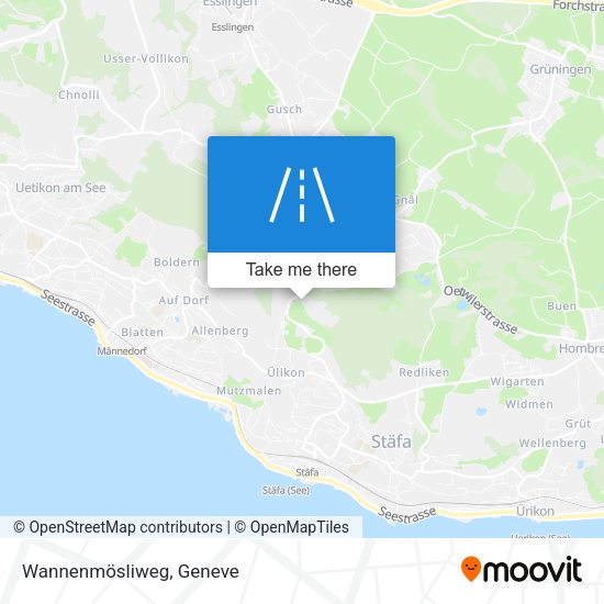 Wannenmösliweg map