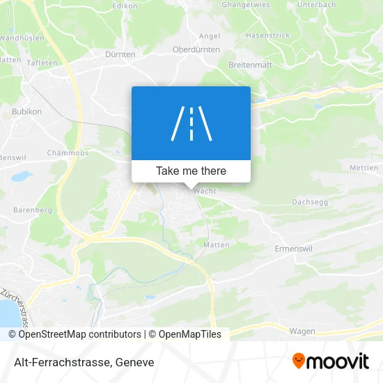 Alt-Ferrachstrasse map