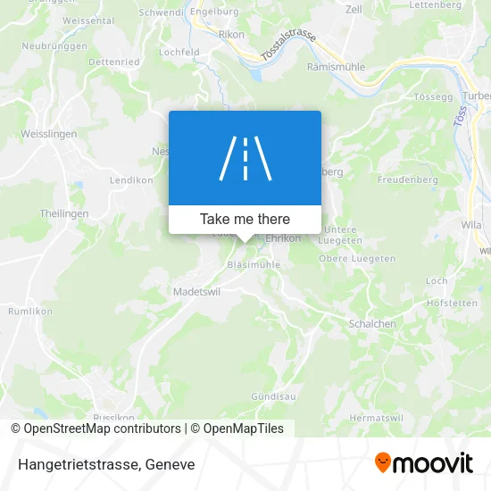 Hangetrietstrasse map