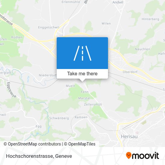Hochschorenstrasse map