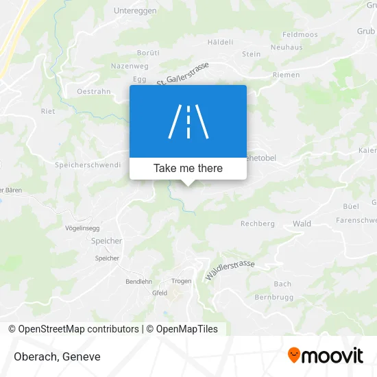 Oberach map