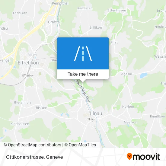 Ottikonerstrasse map