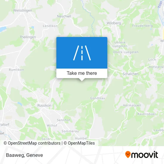 Baaweg map