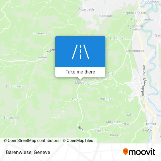 Bärenwiese map