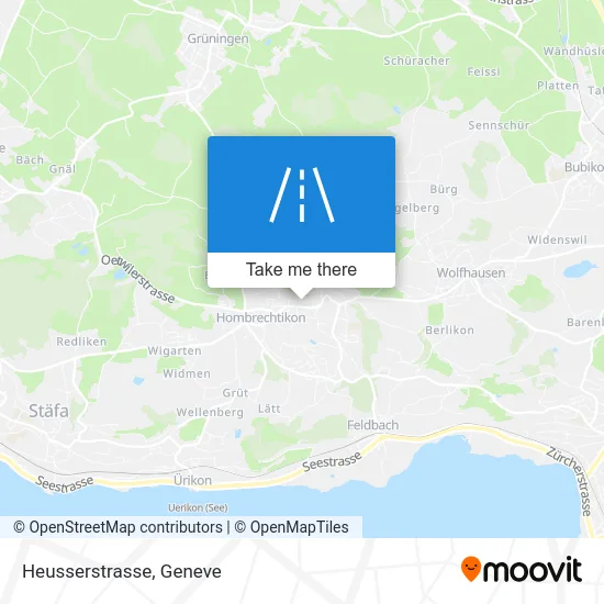 Heusserstrasse map