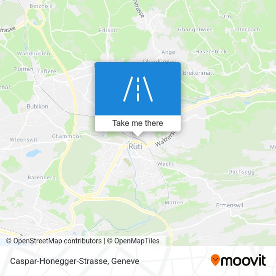 Caspar-Honegger-Strasse map