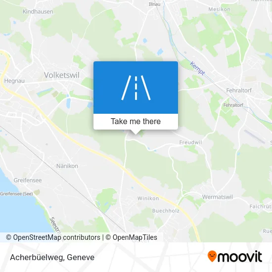 Acherbüelweg map