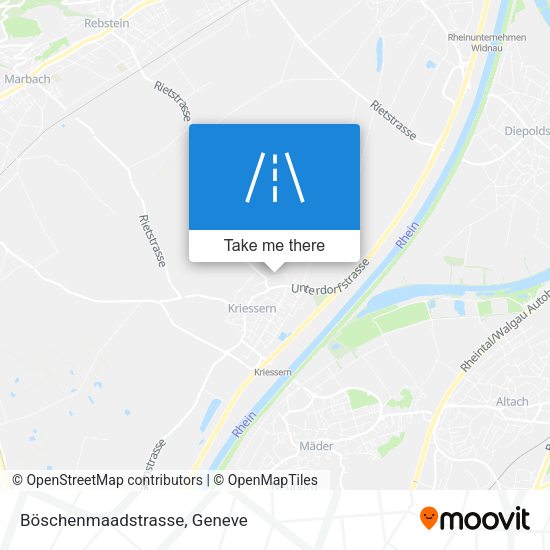 Böschenmaadstrasse map