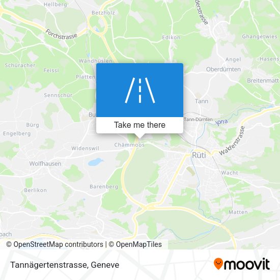 Tannägertenstrasse map