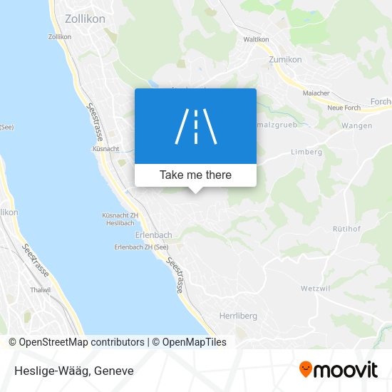 Heslige-Wääg map