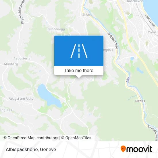 Albispasshöhe map
