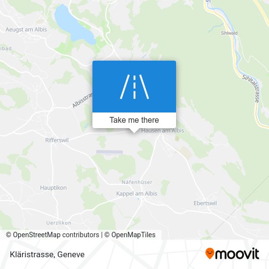 Kläristrasse map