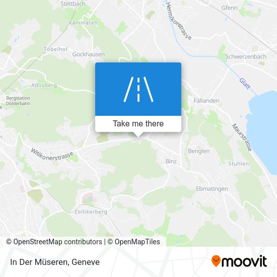 In Der Müseren map