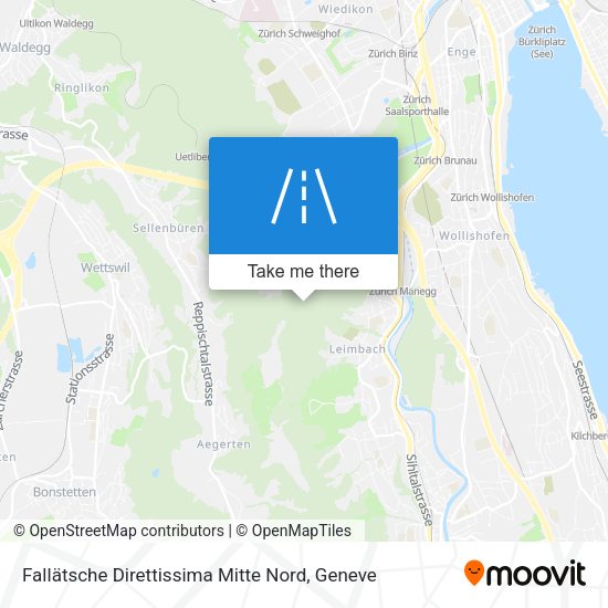 Fallätsche Direttissima Mitte Nord map