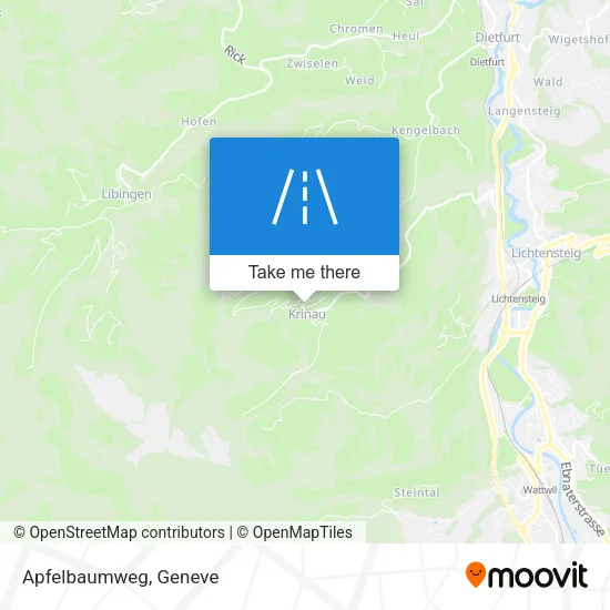 Apfelbaumweg map