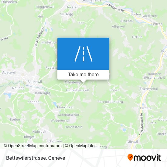 Bettswilerstrasse map