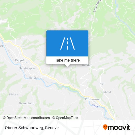 Oberer Schwandweg map