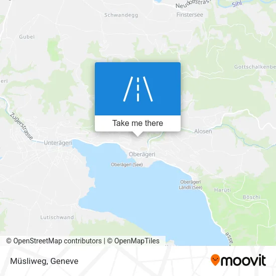 Müsliweg map